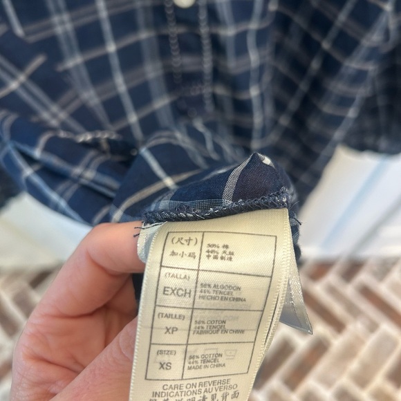 Leon Max Blue Button Down Shirt xs - Picture 5 of 7